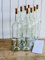 OOPS TOYS 24x Weinflasche 750 ml ohne/mit natürlichen Weinkorken - Weiß Glasflasche mit Etiketten - Leere Flasche Likör - Weinflaschen aus Glas - Glasflasche Leere Flasche (24 Stk. mit Korken)