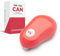 Kitchen Mama One-Touch Can Opener: Open Cans with Simple Press of A Button - Auto Stop As Task Completes, Ergonomic, Smooth Edge, Food-Safe, Battery Operated Can Opener, Electric Can Opener (Red)