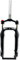 Forcella Fat Bike 20X4.0 In Mountain Bike Forcella Tubo Dritto Da 28.6Mm Corsa 100Mm Forcella Con Molla A Olio QR 9Mm Forcella Ammortizzata Freno A Disco Bright black,20in