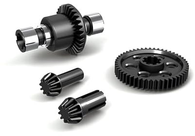 Womaqu 1:14 Scale RC Car Upgrade Accessories Mainshaft Gears and a Differential, Upgrade Spare Parts RC Vehicle Differentials for 14322 14331