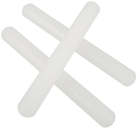 GLEAVI 3pcs French Rolling Pin - Small Plastic Non-Stick Rolling Pin - No Handle Fondant Cake Dough Roller for Baking - Food Grade Kitchen Tool