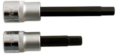 Laser 5137 Hex Bit Set 7mm 2pc