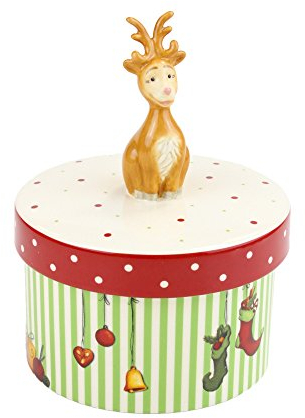 Goebel Leckereien Plätzchendose, Steingut, bunt, 13 x 13 x 16 cm