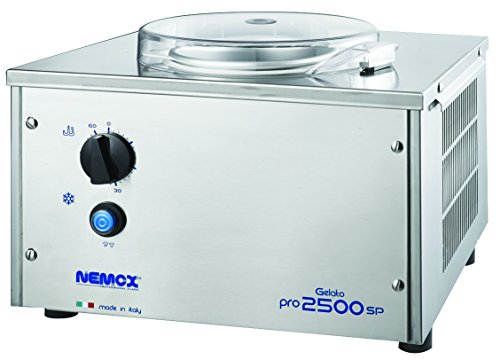 Sorbetière Pro 2500 SP professionnelle. Fonctionnement sur 220/240 volts monophasé 50/60 Hz.