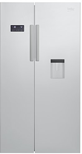 Beko Frigo 630L Argento Metallizzato Senza Gelo Compressore Congelatore Affiancato