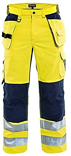 Blaklader 15651811 Belüftete Hochsichthose, gelb/ schwarz, grootte D124