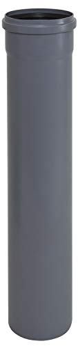 MKK - 19767-002 - HT-Rohr DN 40 Länge 0,25 m - 1 m PP internes Abwassersystem Rohre Abflussrohr Abwasserohr Hochtemperatur grau 0,5 m