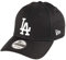 New Era Los Angeles Dodgers 9forty Adjustable Cap MLB Rear Logo Black/White - One-Size