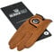 BEAVER GOLF Herren Golf Handschuh braun - Premium Cabretta-Leder - maximale Qualität - nachhaltig - Handarbeit (XL, Rechts (Linkshänder))
