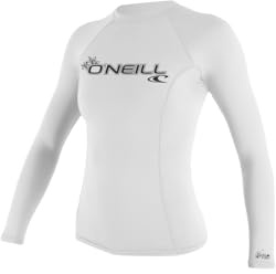 O'Neill Basic Skins T-Shirt à Manches Longues pour Femme Blanc