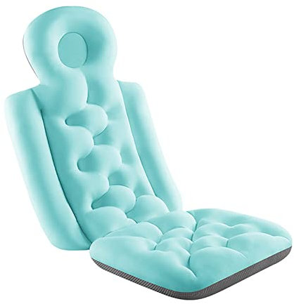 Baignoire de Coussin de Bain, Coussin de Bain Complet Ergonomique pour le Corps, Matelas de Bain Spa Antidérapant Doux, Excellent Support Dorsal pour les Accessoires de Spa pour Adultes