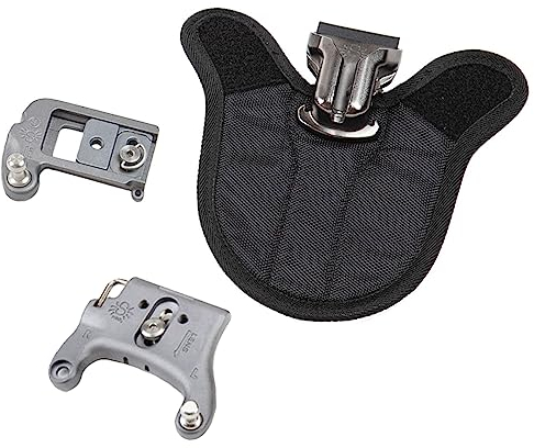Spider Holster SpiderPro Einzel-auf-Dual-Upgrade-Kit v2 zum Hinzufügen eines zweiten Kamera-Holsters zu einem SpiderPro Gürtel mit mitgeliefertem DSLR-Kameraplatte und spiegelloser Kameraplatte