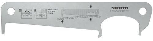 Sram Unisex – Erwachsene Chain Wear Check Tool, Schwarz, OneSize