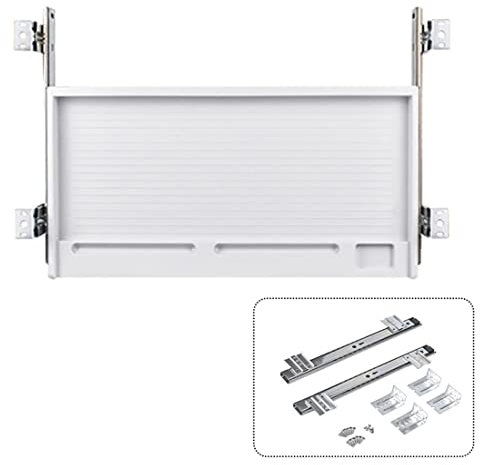 LLYLAY Keyboard drawer,keyboard tray under desk,Ergonomic Design,Under Desk Computer Keyboard Tray, Shelf, Sliding Drawer Complete kit,Height Adjustable (Color : Gray, Size : K1)