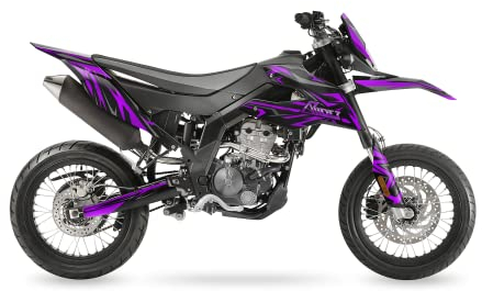 ARider Dekor (Aufkleber) für Aprilia SX 125 2018-2022 | Spark Edition (Lila)