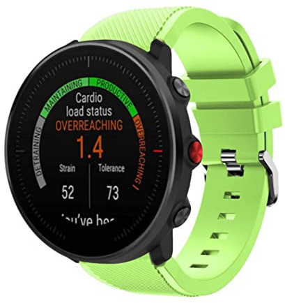 Strap-it Silikonarmband - kompatibel mit - Polar Vantage M - Armband - Hellgrun - fur Grit X - Grit X Pro - Vantage V3 - Vantage M2