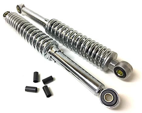 Chrom Stoßdämpfer Federbein Federung 340mm passend für Zündapp C CS GTS CX HAI ZX ZL ZS ZA 25 50