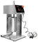 GGM Gastro | EWFMH10 | Elektrischer Wurstfüller & Churro-Maschine - 10 Liter - 90 Watt - Edelstahl - inkl. 4 Wurstfüller- & 3 Churro-Aufsätze