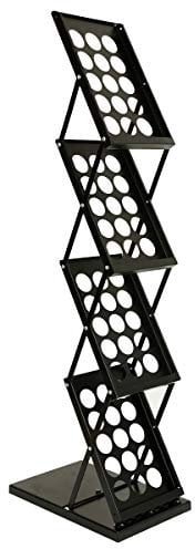 BGF faltbar Prospektständer Infoständer Präsentationsständer Katalogständer Ständer aus Metall Schwarz