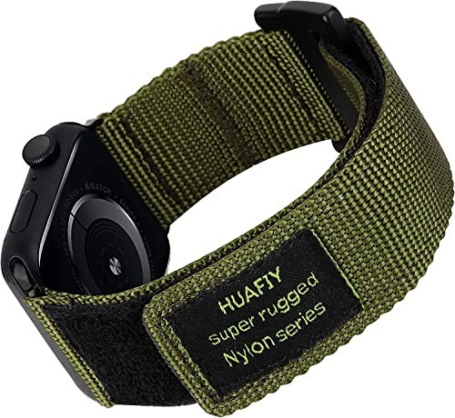 HUAFIY Compatibile con Apple Watch Bracciale 42mm44mm45mm49mm Design Velcro per iWatch Bracciale Serie 8/7/6/5/4/3/2/ SE, Ultra