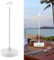 CASSTIA Tischlampe Kabellos，led dimmbar Akku weiß Tischleuchte IP54,Vintage Kleine Kabellose Tischlampen,Usb Aufladbar,FüR Schlafzimmer,Bar,Wohnzimmer,Esstisch,Hotel Camping,nachttischlampe ohne kabel