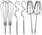 Dovhmoh Electric Egg Mixer Parts Set Blender Egg Beater Suit for Electric Balloon Whisk Kitchen Accessories Blender Mixer Parts
