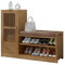 HEXEH Schuhregal Schuhregal, 3-lagiges Schuhregal, Aufbewahrungsregal – Sofa, Sitz, Wickelschuh-Organizer, Wohnzimmer, Schlafzimmer, Büro, Badezimmer, Flur, Schuhwechselhalterung Schuhschrank