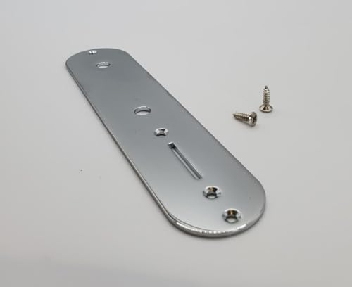 Telecaster control plate 34mm - Chrome