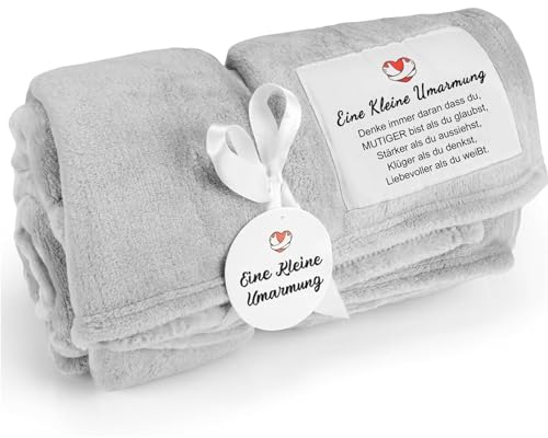 Anugsoe Beste Freundin Geschenke, Umarmung Decke Geschenke für Freundin, Geschenk Freundin Geburtstag, Geschenke für Frauen Freundin Schwester zum Geburtstag Weihnachten