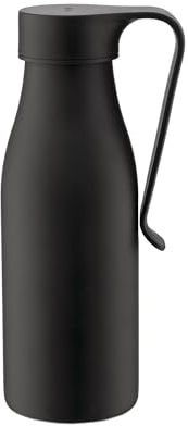 Alessi Away AST01 DG - Bottiglia Termica a Doppia Parete con Infusore e Filtro, in Acciaio Inossidabile 18/10 Colorato, 500 ml, Grigio Scuro
