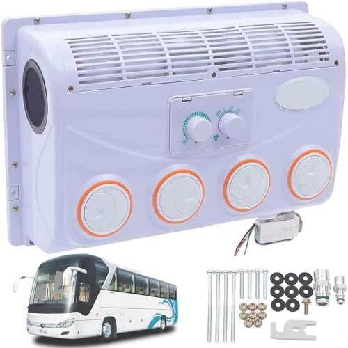 Elektrische RV-Dachklimaanlage, 12V / 24V DC Elektrische Klimaanlage, Mini-Klimaanlage Für Auto, Elektrische Parkklimaanlage, Für Wohnwagen, LKW, Wohnmobil Usw
