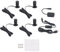 Gsycle 4 Stück LED-Display-Spot-Lichter, 5 V, dimmbar, USB-Mini-Strahler für Schmuck, Vitrine, Veranda, Eingangsbereich (Naturlicht)
