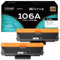 iNKPAD W1106A 106A Toner Kompatibel für HP W1106A 106A Schwarz für Laser MFP 135wg 107w 107a 107r MFP 137fwg 137fnw 135w 135a 135r Druckerpatrone(Schwarz, 2er-Pack)