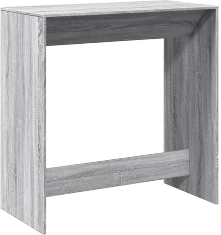 vidaXL Tavolo da Bar Grigio Sonoma 102x50x103,5cm in Legno Multistrato