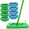 Elfinfi 8 Pièces Lingettes pour Swiffer, Utilisation Humide et Sèche Lingette pour Swiffer Wetjet, Réutilisable pour Swiffer Lingettes Humides Très Absorbant et Résistant aux Taches