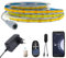 FOLGEMIR 4m COB LED Streifen Neutralweiß 4000K, WIFI kontrolliert LED Strip mit 12V Netzteil & IR Fernbedienung, dimmbar, selbstklebend, Timer, Musik, kompatibel mit Tuya APP