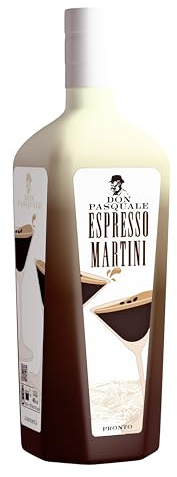 Don Pasquale Espresso Martini Likör – Kaffee Likör mit intensivem Espresso Geschmack, italienische Spezialität für Cocktails & Digestif | 1 x 0,7l