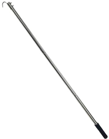 Furtryvl Attic Ladder Pull Hook, Attic Pull Stick, Attic Access Pull Rod, Multi-Section Pull Down Stick, Spliced Pulling Hook Attic Pull Stick Attic, Stainless Steel Attic Door Pull Tool