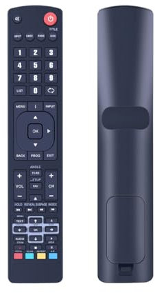 New Replacement Remote Control, JVC RM-C3174 Remote Control Fit for JVC LCD LED TV LT-50C550 LT-24C340 LT-40C550 LT-40C551 LT-22C540 LT-42C550 LT-49C550 (Black)