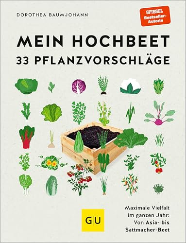 Mein Hochbeet – 33 Pflanzvorschläge: Maximale Vielfalt im ganzen Jahr: Von Asia- bis Sattmacher-Beet (GU Hochbeete)