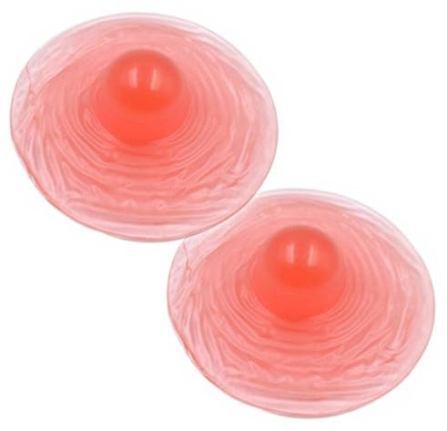 EROSPA® Silikon Nipple-Covers/Pasties - Brustwarzenvergrößerung - Brustwarzenabdeckung - Rund - hautfarben - selbstklebend & wiederverwendbar