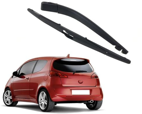 SibblE Auto Heckscheibenwischer,für Mitsubishi Colt(2004-2009 2010 2011 2012 2013) Heckwischerarm Scheibenwischer Hinten Wischerarm Heckwischerblatt Wischer Set Ersatz