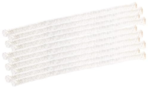 Carlo Milano Fackel Dochte: 10er-Set Fiberglas-Dochte für Gartenfackeln, 0,6 x 15 cm (Ø X L) (Runddocht, Glasfaserdocht, Öllampe)