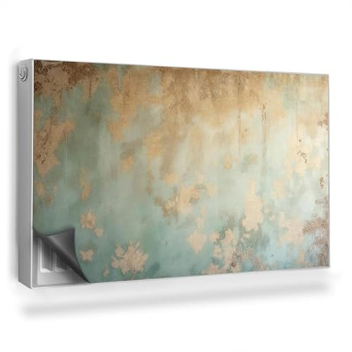 Couverture Magnétique 100x60 cm Facile à Installer Protège et Décore Cache Radiateur Anti-poussière Tapis Design pour Radiateurs - Mur endommagé, Peinture écaillée