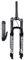 LYYCX Mountain Bike Forcella Anteriore Sospensione Pneumatica da Bici MTB 26 27,5 29 Pollici Viaggio 160mm Regolazione del Ritorno Ultraleggero Forcella Biciclette QR 9mm Nero(Tapered Remote lock out,