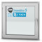 ThermoMax 5 Classic Kunststoff-Fenster, Uw-Wert 1,3, BxH: 90x90cm / 900x900mm, DIN links (Griff rechts), mit 2-fach Wärme-Isolier-Verglasung, Winkhaus Sicherheitssystem & Rehau Profil