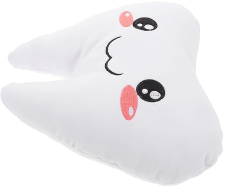 JOINPAYA Zahn Kissen Zahn Halter Kleines Kissen Für Hängendes Kissen Kurzer Plüsch Weiß