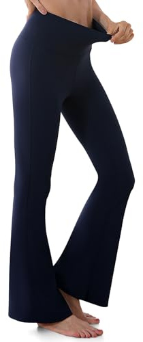 Leggings a Zampa Donna Vita Alta Bootcut Elastici Pantaloni Yoga Pilates