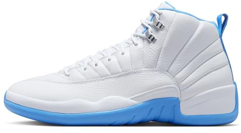 Air Jordan 12 Retro (White/University Blue), M7/W8.5, 6.5 UK
