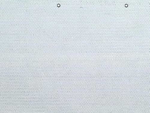 Generico Rete di Protezione per Ponteggi, 1,8 x 10 metri, Bianca, 60 g/mq